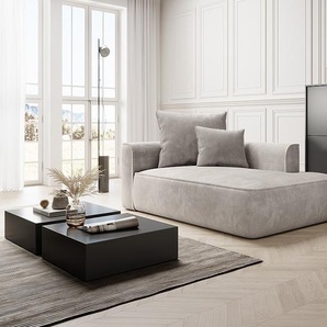 Recamiere - rechtsseitig - Cord - Beige - PINETA