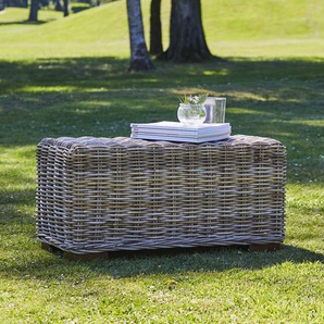 Rechteckiger Couchtisch aus Natur-Kubu