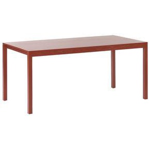 rechteckiger Tisch Silent Small holz rot orange Holz / 170 x 85 cm - valerie objects - Orange