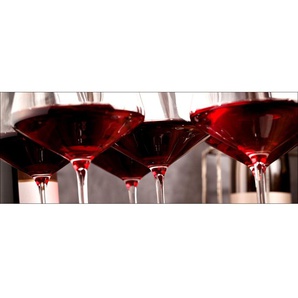 Rechteckiges Glasbild Red Wine I, Fotodruck