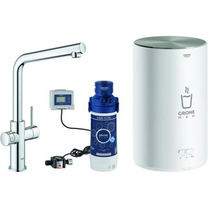 Red Duo Armatur und Boiler Größe m, L-Auslauf, 30327001 - Grohe
