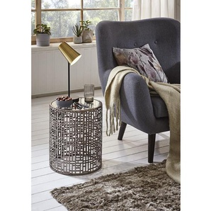 Beistelltisch Uvana I Ø 38cm Braun