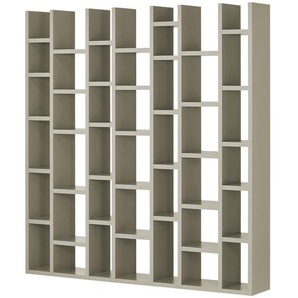 Regal  Booker ¦ beige ¦ Maße (cm): B: 211,2 H: 221,3 T: 33.2
