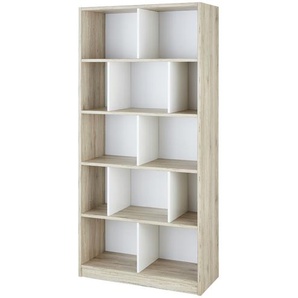 Regal  Caja ¦ holzfarben ¦ Maße (cm): B: 90 H: 199 T: 38.0