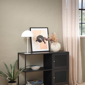 Regal Carregal - Tiefe 35 cm Stahl, pulverbeschichtet Schwarz 100 x 81cm