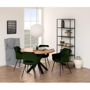 Regal V Eisen, pulverbeschichtet Schwarz 70 x 185 x 30cm