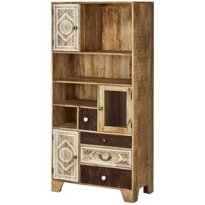 Regal  Delhi ¦ holzfarben ¦ Maße (cm): B: 80 H: 170 T: 44.0