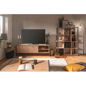 Regal MDF Mitteldichte Holzfaserplatte , foliert Braun 107 x 145 x 39cm