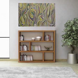 Regal Wabenplatte, furniert Braun/Mukali 105cm