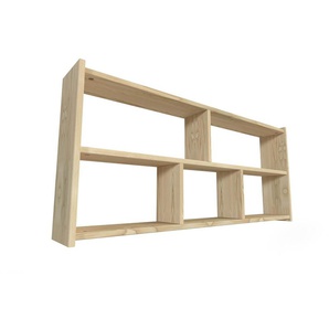 Bett regal Breite 140cm aus Holz für hochbett