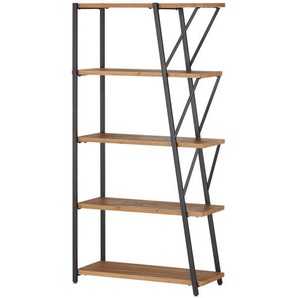 Regal Fusaro ¦ holzfarben ¦ Maße (cm): B: 90 H: 180 T: 40.0