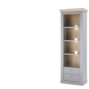 Regal - grau - Materialmix - 71 cm - 201 cm - cm 37,0 | Möbel Kraft