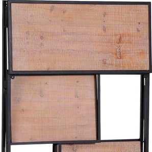 Regal GUTMANN FACTORY Alcott Regale Gr. B/H/T: 77 cm x 114 cm x 35 cm, offene Fächer, schwarz Büroregal Standregal Standregale
