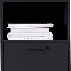 Regal HAMMEL FURNITURE Keep by Hammel Regale Gr. B/H/T: 45,4 cm x 55,6 cm x 42 cm, 1 St., schwarz Büroregal Büroregale mit 1 Tür, Breite 45,4 cm, flexible Möbelserie
