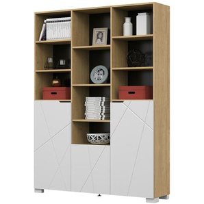 Regal  X Oak ¦ holzfarben ¦ Maße (cm): B: 148,5 H: 200 T: 36.6