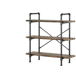 Regal - holzfarben - Materialmix - 105 cm - 105 cm - cm 39,5 | Möbel Kraft
