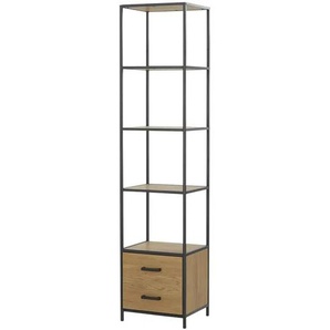 Regal - holzfarben - Materialmix - 42 cm - 185 cm - cm 35,0 | Möbel Kraft