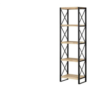Regal - holzfarben - Materialmix - 60 cm - 190 cm - cm 35,0 | Möbel Kraft