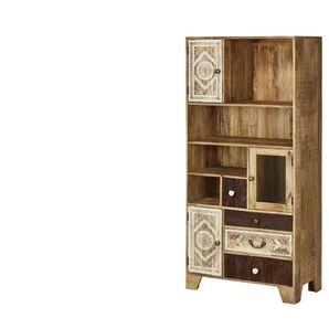 Regal - holzfarben - Materialmix - 80 cm - 170 cm - cm 44,0 | Möbel Kraft