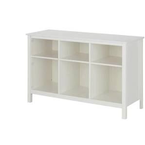 Regal  Landliv ¦ weiß ¦ Maße (cm): B: 122 H: 76 T: 45.0