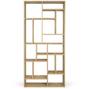 Regal M Ethnicraft Eiche geölt braun, Designer Alain van Havre, 219x104x30 cm