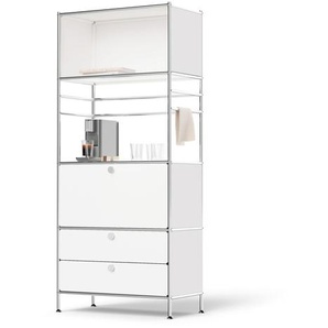 Regal Metall »CN3« mit 1 Klappenfach und 2 Schubladen