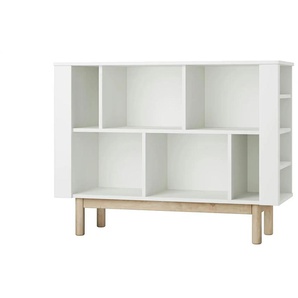 Regal Miloo - weiß - Materialmix - 40 cm - 90,4 cm | Möbel Kraft