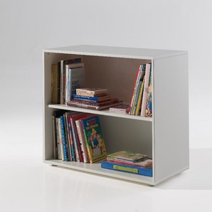 Regal mit zwei Fächer MDF Weiß 85,5x72 cm