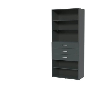 Regal  Multiraumkonzept ¦ grau ¦ Maße (cm): B: 80 H: 185 T: 40.0