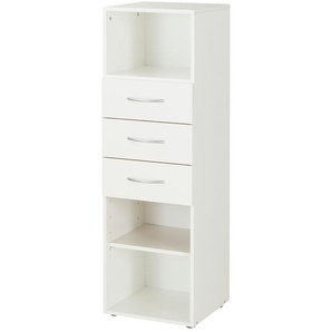 Regal  Multiraumkonzept ¦ weiß ¦ Maße (cm): B: 40 H: 126 T: 40.0