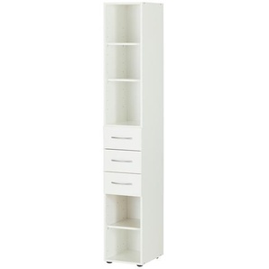 Regal  Multiraumkonzept ¦ weiß ¦ Maße (cm): B: 30 H: 185 T: 40.0