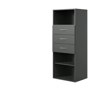Regal Multischrank-System | grau | 40 cm | 126 cm | cm 40,0 |