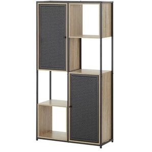 Regal  Nave ¦ schwarz ¦ Maße (cm): B: 74,8 H: 143,2 T: 30.0