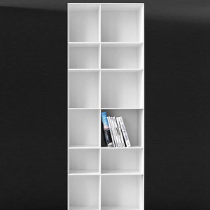 Regal Nex Pur Piure MDF weiß matt lackiert, Designer Studio Piure, 211.5x70x36 cm