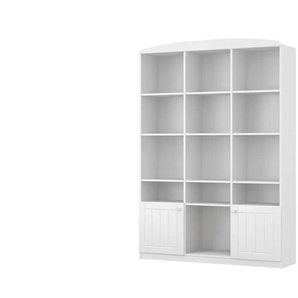 Regal Nordic White - weiß - Materialmix - 133,2 cm - 190 cm - cm 34,0 | Möbel Kraft