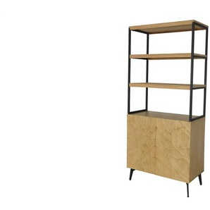 Regal Oliveri ¦ holzfarben ¦ Maße (cm): B: 80 H: 180 T: 40.0