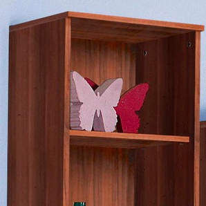 Regal PRIESS, braun (nussbaumfarben), B:41cm H:193cm T:38cm, Holzwerkstoff, Regale, Standregal