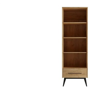 Regal  Retro ¦ holzfarben ¦ Maße (cm): B: 42,4 H: 199,6