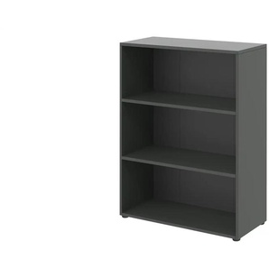 Regal - schwarz - Materialmix - 80 cm - 107,2 cm - cm 32,8 | Möbel Kraft