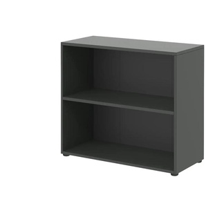 Regal - schwarz - Materialmix - 80 cm - 72 cm - cm 32,8 | Möbel Kraft
