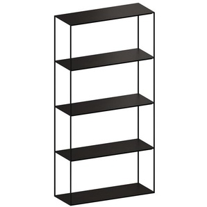 Regal Slim Irony Zeus kupferschwarz, Sandeffekt, Designer Maurizio Peregalli, 164x82x31 cm