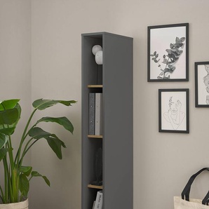 Regal Spanplatte, beschichtet Grau/Anthrazit 157cm