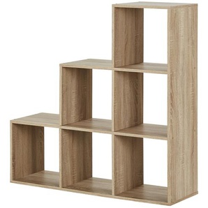 Regal  Ursini ¦ holzfarben ¦ Maße (cm): B: 105 H: 105 T: 33.0