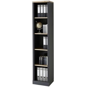 Regal  Varese ¦ schwarz ¦ Maße (cm): B: 43 H: 204 T: 38.0