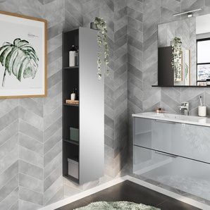 Regal »Vasio« - Graphit - Holz -