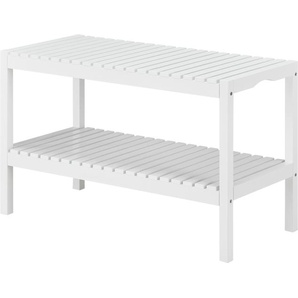 Regal - weiß - Materialmix - 79 cm - 50 cm - 37 cm | Möbel Kraft