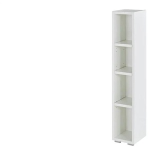 Regal - weiß - Materialmix - 25 cm - 131 cm - cm 27,0 | Möbel Kraft