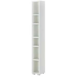 Regal - weiß - Materialmix - 25 cm - 191 cm - cm 27,0 | Möbel Kraft