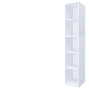 Regal - weiß - Materialmix - 35,3 cm - 183 cm | Möbel Kraft
