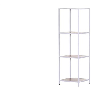 Regal - weiß - Materialmix - 37 cm - 120 cm - cm 35,0 | Möbel Kraft